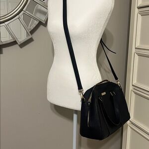 Kate Spade small Newbury Lane navy tote handbag